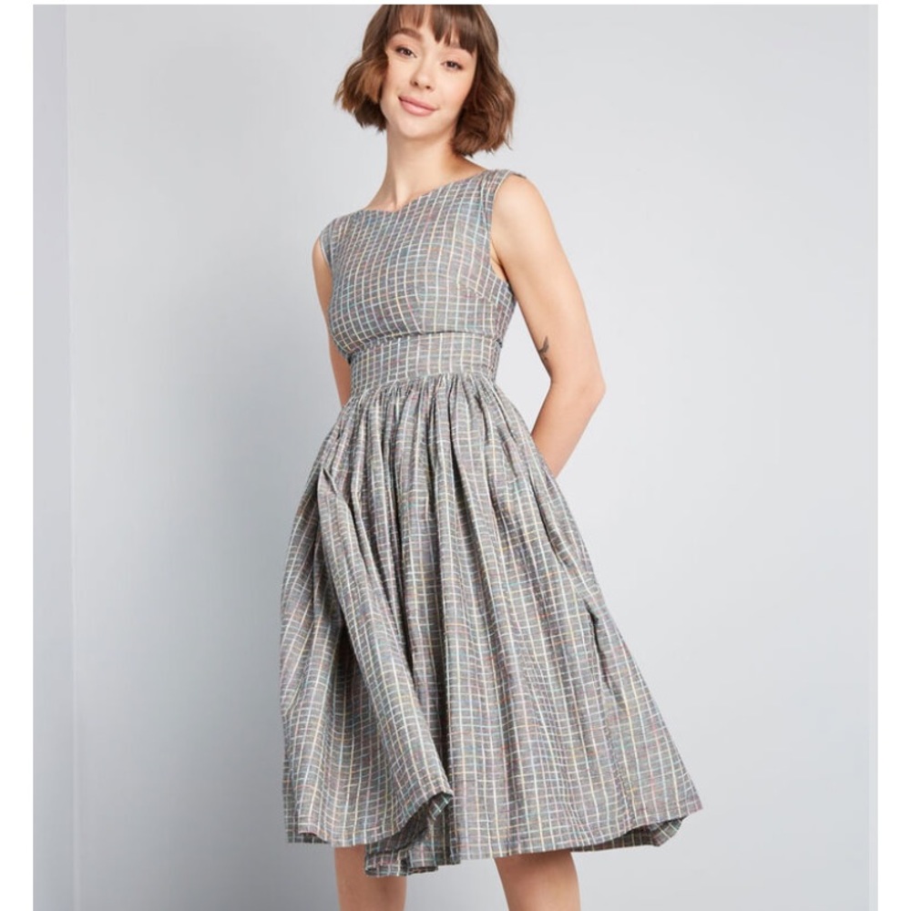 ModCloth Fabulous Fit & Flare dress with pockets